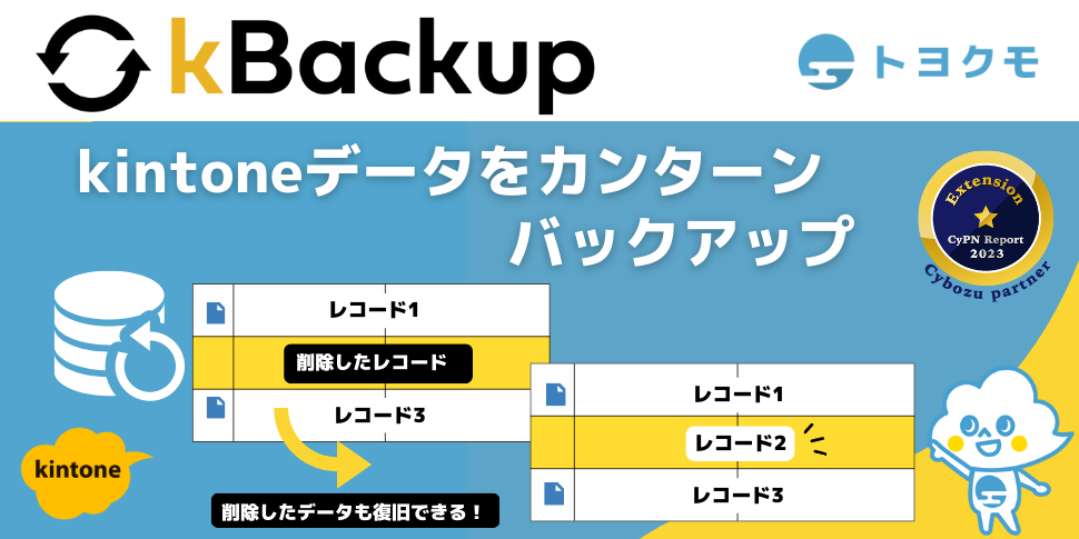 kintone コレクション レコードの削除 戻す