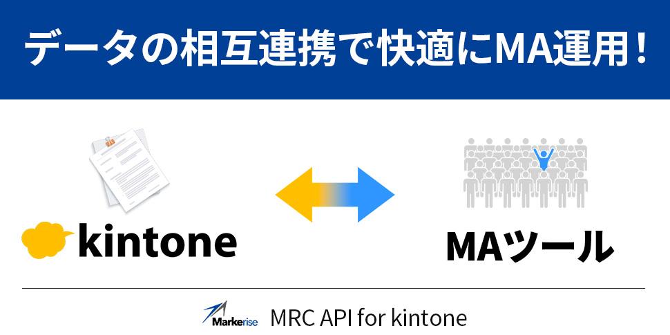 MRC API for kintone - kintone（キントーン）- プラグイン・連携サービス | サイボウズの業務改善プラットフォーム